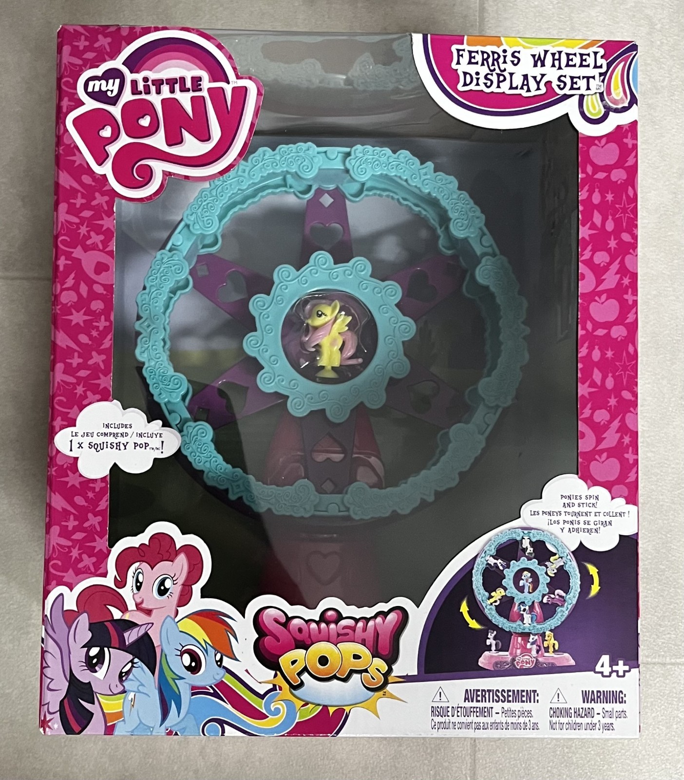 My Little Pony Squishy Pops Ferris Wheel Display Set