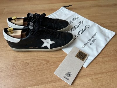 Golden Goose Super-Star, Schwarz, Größe 45, Leder | top