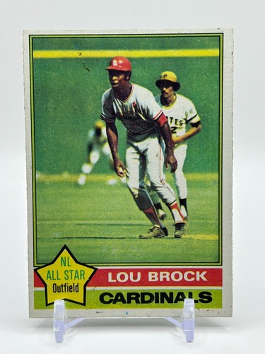 Lou Brock #10 1976 Topps card