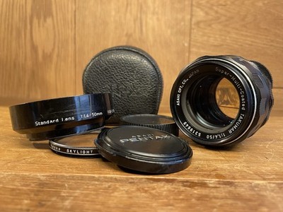 Pentax SMC Takumar 50mm f/1.4 Standardobjektiv M42, Near Mint ++ mit Haube