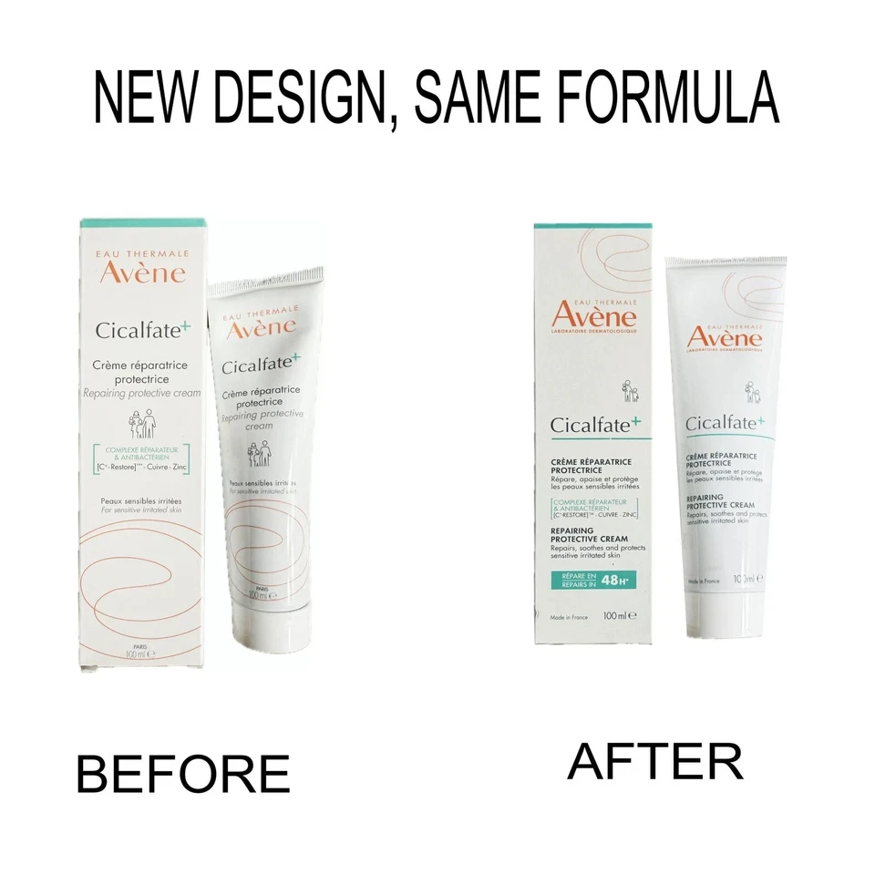 AVENE CICALFATE (+) SKIN REPAIR CREAM 100 ml 3.38 fl oz - Free Shipping - Image 2 of 4