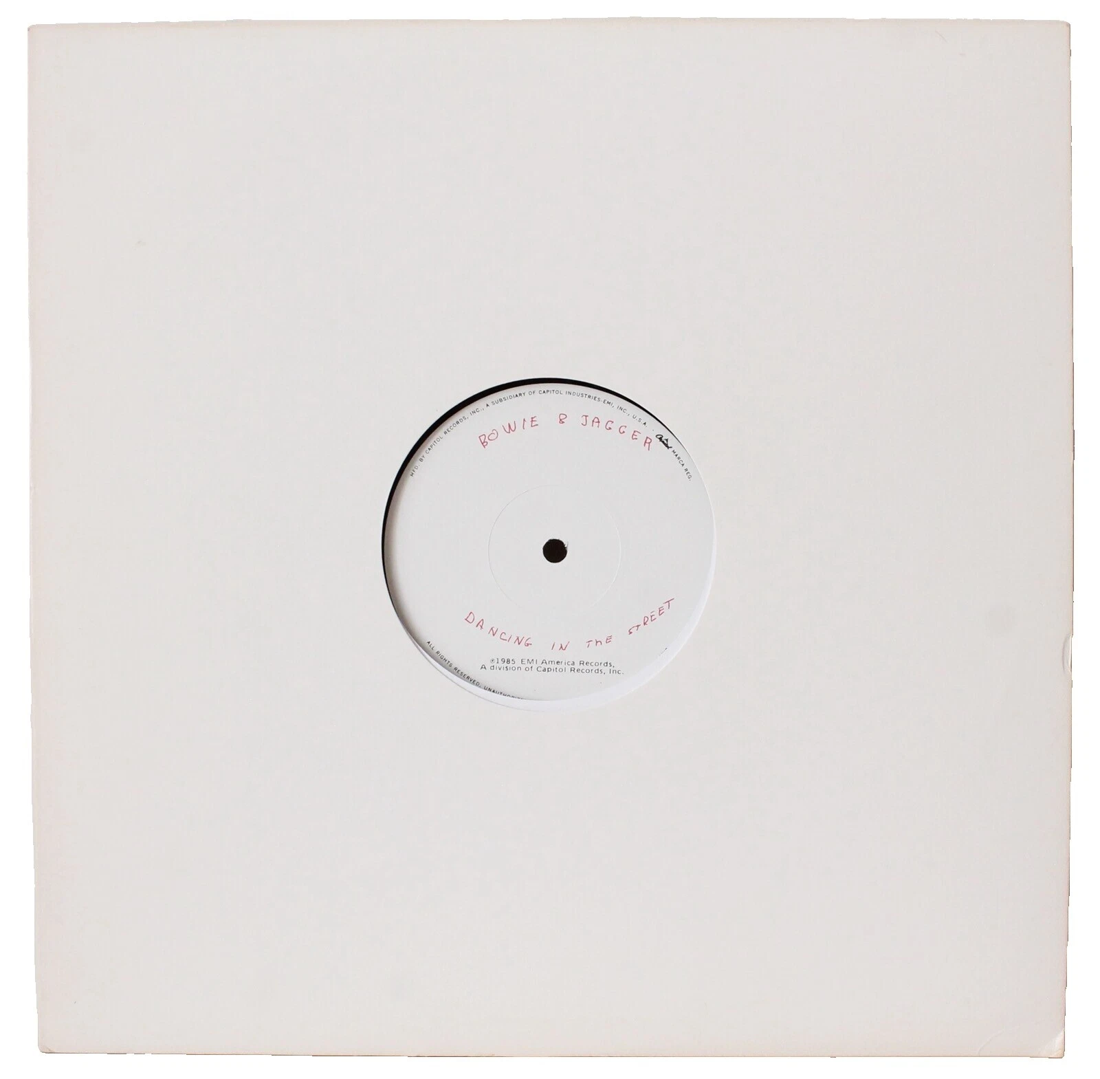 David Bowie Very Good Plus (VG +) Sleeve 33 RPM Speed Vinyl Records