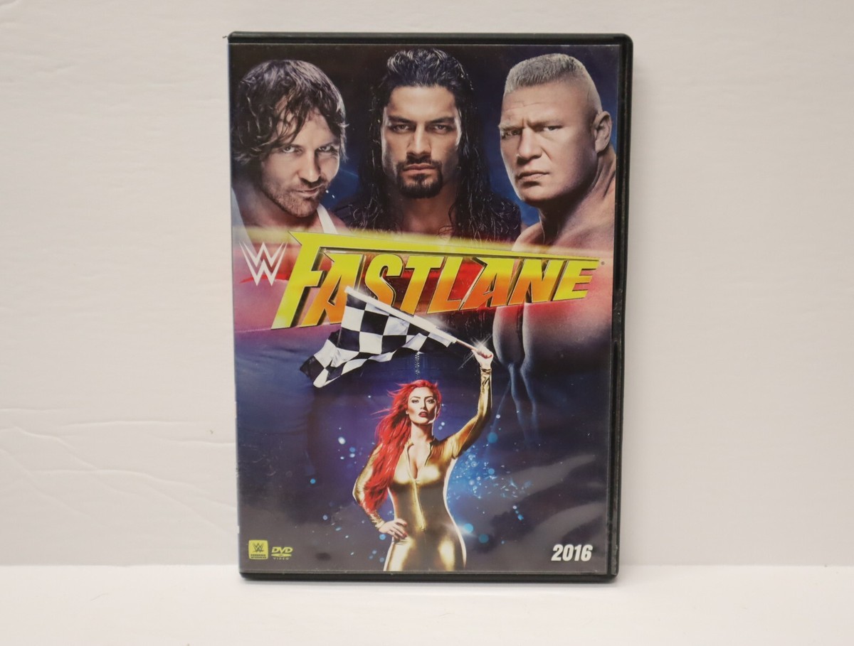 WWE: Fast Lane 2016 (DVD, 2016) W/Card