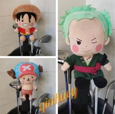 Luffy Roronoa Zoro Chopper Golf Driver Head cover Case Cartoon Protector 460cc