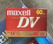 NEW  7 MAXELL DV MINI 60 Digital Video Cassettes - New Old Stock