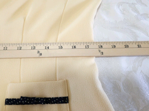 NEW Danny & Nicole Jacket Blazer 12 Large Yellow Black Trim Lined Pockets Button - Picture 16 of 18