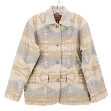 Ralph Lauren Southwestern Wool Blend Blanket Coat Jacket Made In Usa Size Pp