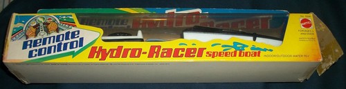 SCARCE VINTAGE UNUSED 1980 MATTEL REMOTE CONTROL HYDRO-RACER BOAT IN WINDOW BOX - Picture 6 of 6