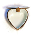 France French LaGloriette Limoges Trinket Ring Box Heart Peint Main Limoge — photo 9