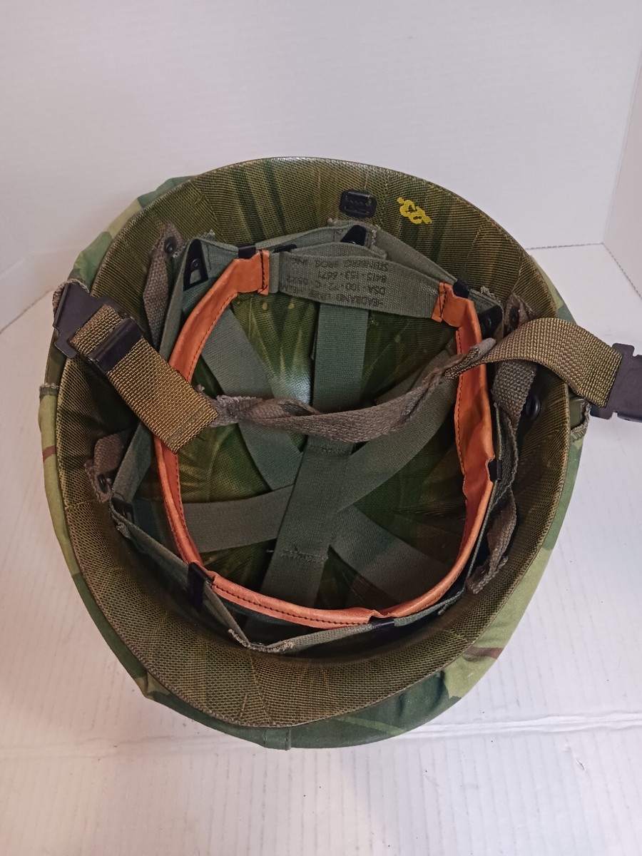 Vintage Vietnam July 67 M1 Combat Helmet Type 2 With Camo