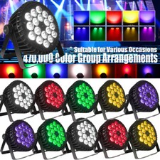 270W Stage Lighting RGBW 18 LED PAR DMX512 DJ Disco Party Show Bar Light Case