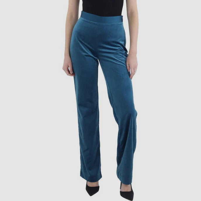 Marciano By Guess Women's Blue Lilli Velvet Pant Size 4