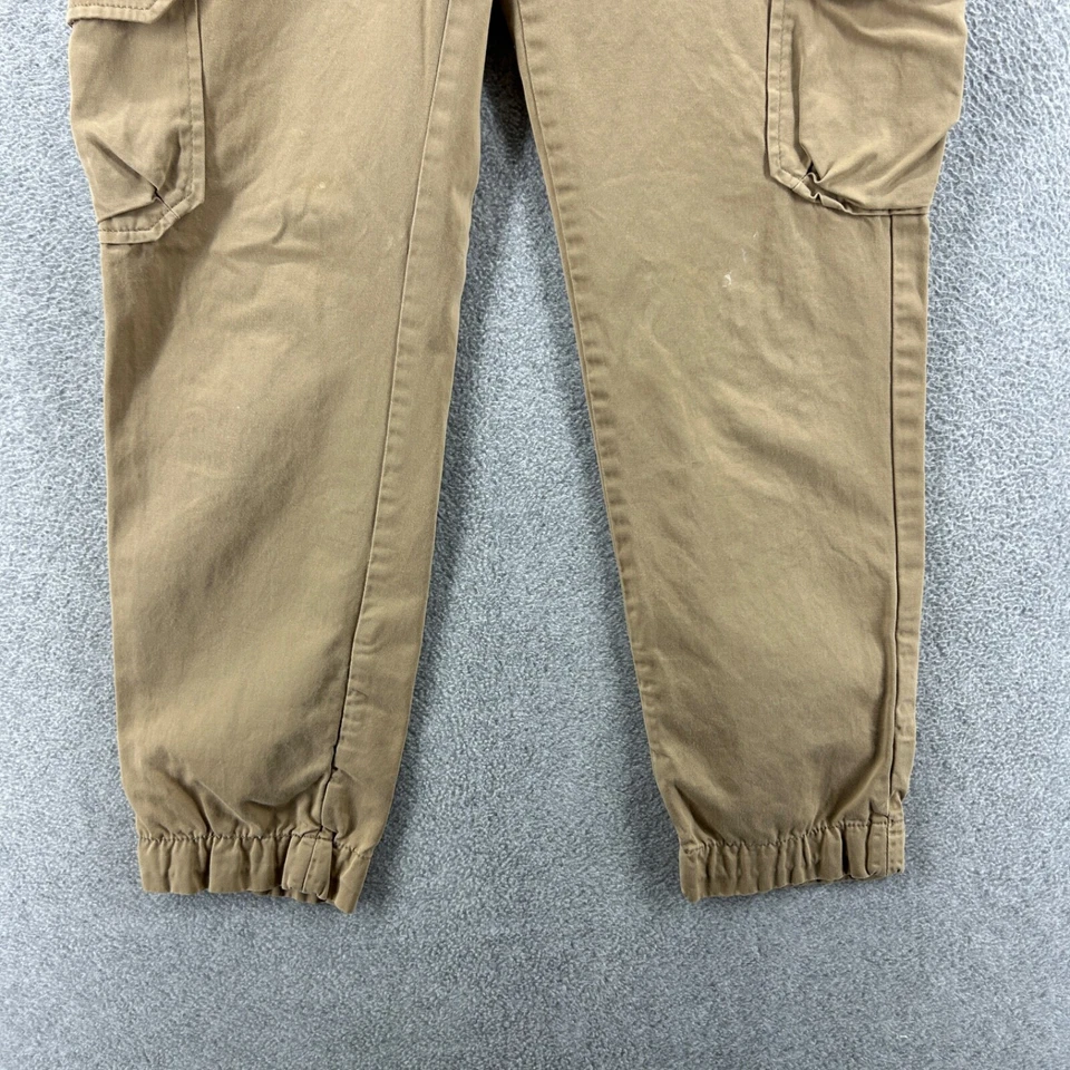 Gap Pants Womens Size 1 Beige Flat Front Cargo Tapered Jogger Chino - Image 2 of 4