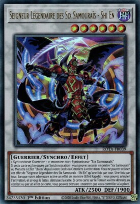 Yu Gi Oh! Deck Six Samurai ready to be spiel auf Französisch