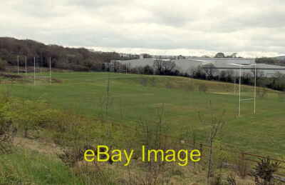 Photo 6x4 School rugby pitches, Fleur de Lys Blackwood Viewed from the B4 c2013