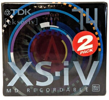 MiniDisc TDK XS-iV 74 Minuti - Giapponese - Sigillato In Jewel Case