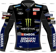 Fabio Quartararo Motorcycle Leather Jacket Bikers Motorbike Racing Sports Jacket