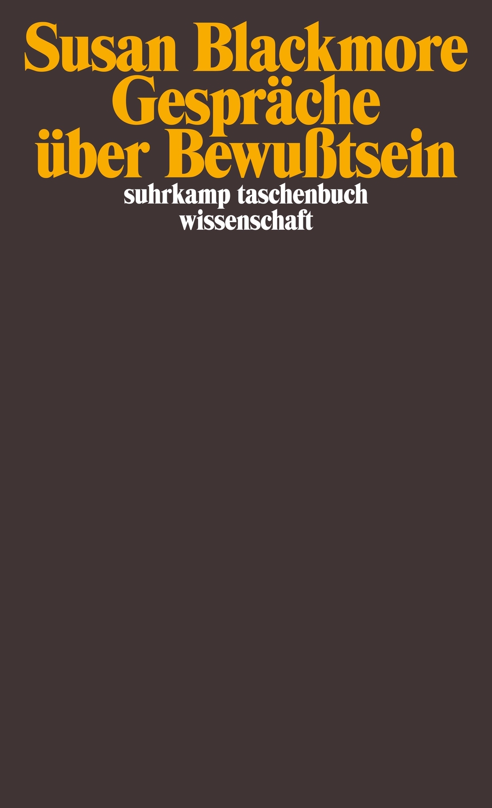 Thumbnail - Gespräche Über Bewußtsein | Susan Blackmore | Deutsch | Taschenbuch |