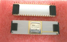 NEC D7220AD UPD7220AD CDIP-40 GOLD PINS, Vintage Rare BRAND NEW ITEM