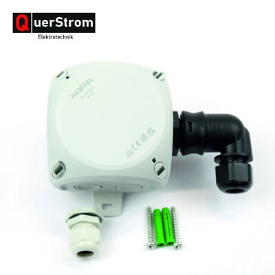 QUERSTROM Wieland Einspeisesteckdose Aufputz IP66 für Balkon Solaranlage + Winkel-Stecker