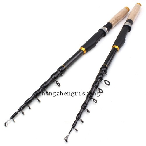 1.8M-3.6M Spinning Fishing Rod Carbon Fiber Telescopic Pole Fresh Saltwater Rod - Picture 4 of 14