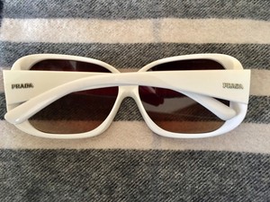 prada cream sunglasses