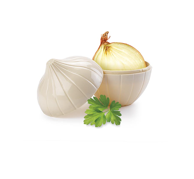 Salva cipolle di plastica 10,5 x 10,5 x 11,5 cm