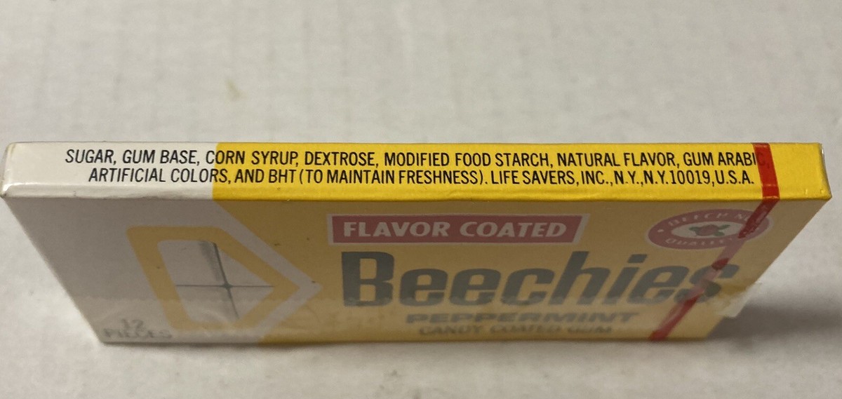 Vintage BEECHIES Peppermint Gum 12 Piece Box--Sealed-NOS | eBay