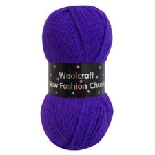 Woolcraft 100g New Fashion CHUNKY Knitting Yarn Balls Wool - 26 Colours