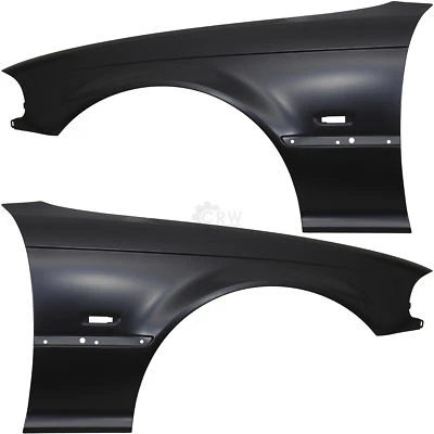 Kotflügel Set rechts & links für BMW  E46 Bj 99-03 Coupe Cabrio mit Blinkerloch - Bild 1 von 3