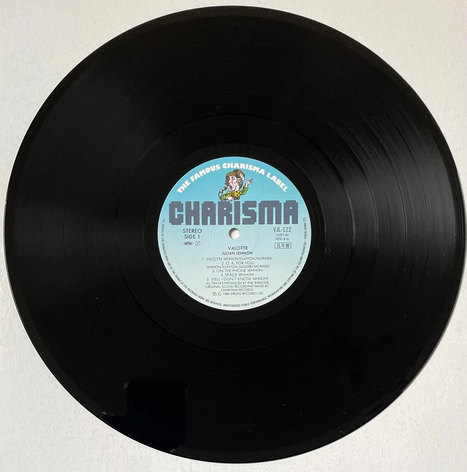 Julian Lennon - Valotte - Rare 1988 Japanese promo Limited LP w/ OBI + insert - Image 3 of 4