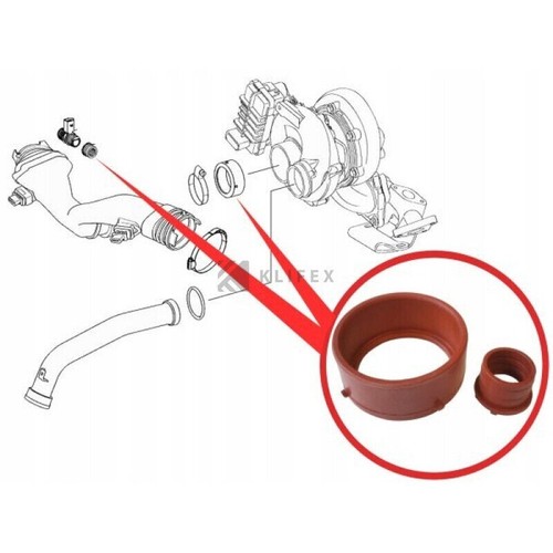ORIGINAL Mercedes-Benz gasket 6420940180 + control valve 6420940580 280-350CDI - Picture 12 of 15