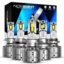 NOVSIGHT 200W 40000LM LED Headlight Bulbs Kit High Low Beam 6500k Super Bright