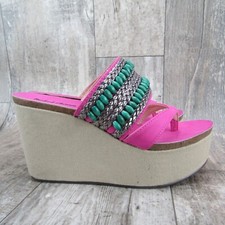 Sandales Michael Antonio – Modèle Jaslène – Noir – Taille 5.5 US – Plateforme – Neuf