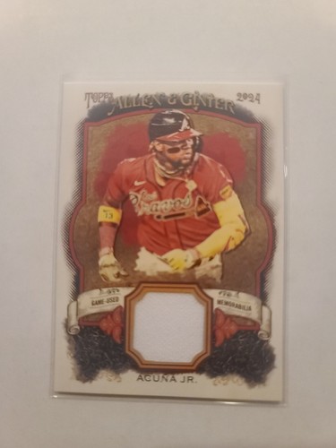 2024 Topps Allen & Ginter Jersey Relic Ronald Acuna Jr. #AGR-RA Atlanta Braves - Bild 1 von 2
