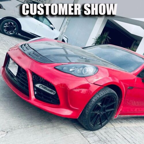 For 10-17 Porsche Panamera 970 REAL CARBON Bonnet Engine Hood Panels Cover BODY - Bild 5 von 10