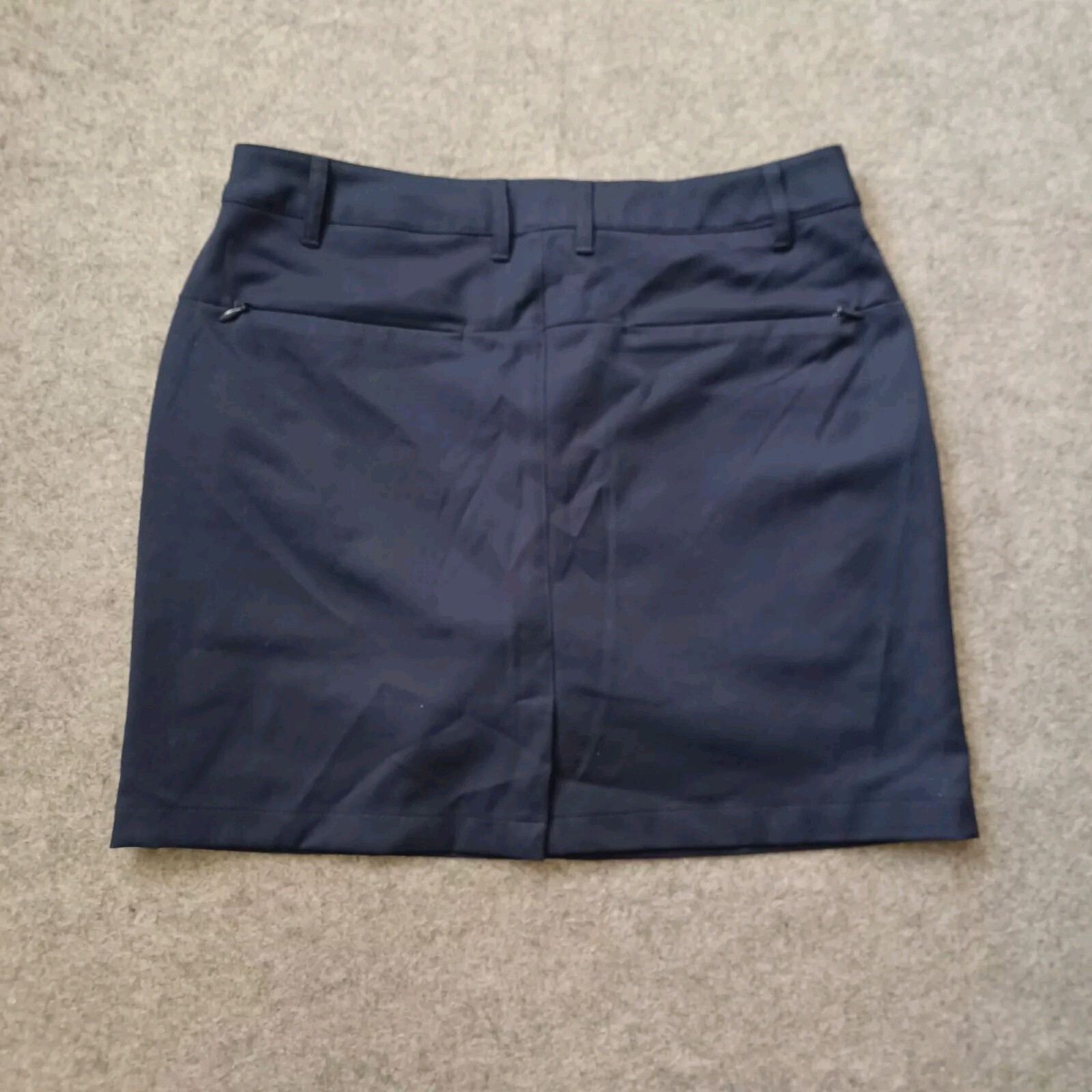 Lacoste Sport Technical Short Golf Skirt Womens 36 4 Navy Blue Logo Skort thumbnail 3