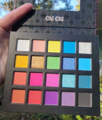 Chi Chi Cosmetics OMFG 2 Shocking Brights Eyeshadow Palette NIB Neon Australia