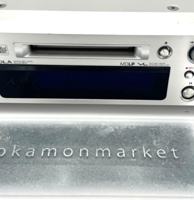 ONKYO MD-133 Hi-MD Mini Disc Recorder Silver High Speed MDLP