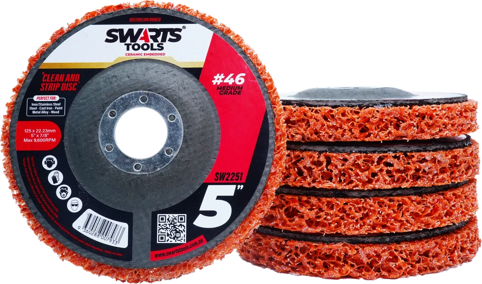 Poly Clean & Paint Stripping / Strip Disc Set - Silicon Carbide Grit or Ceramic - image 2 of 4