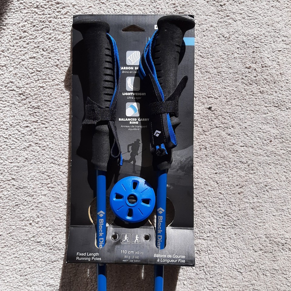 BLACK DIAMOND lightweight FIXED LENGTH carbon fibre walking fell