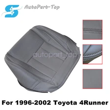 For 1996 1997 1998 2000 Toyota 4Runner Passenger Bottom Leather Seat Cover Gray