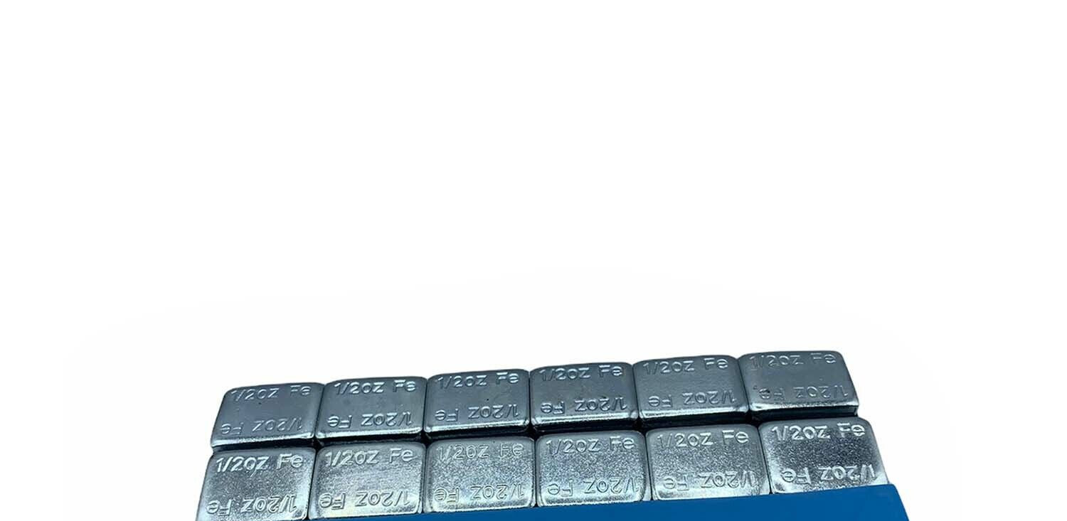 6 BOX 1080 pc 1/2oz 0.50oz ZINC Coated 3M Adhesive Stick on balance Wheel Weight thumbnail 10
