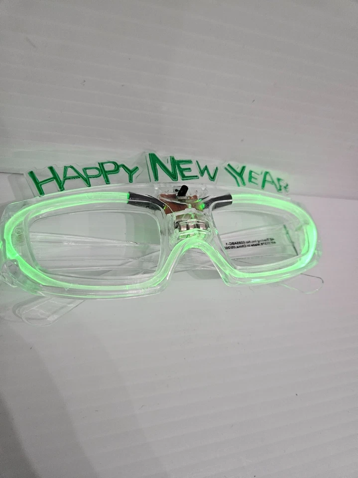 Gafas Light Up Feliz Año Nuevo Gafas Fiesta Foto 2 de 2