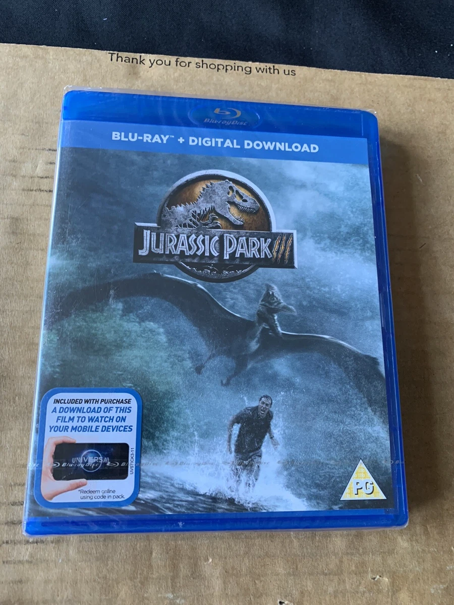 Jurassic Park III 3 Blu ray NEW SEALED With Rare Cover