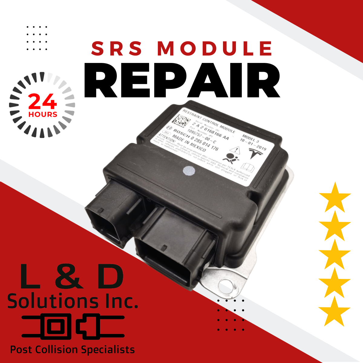 Restraint Control Module Ga Emission Modules & Control Units For Ford Mustang Tesla Model S SRS RCM ...