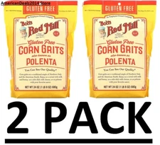 2 PACK - Bob's Red Mill, Gluten Free Corn Grits 24 oz (Total 48 oz)