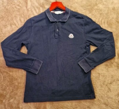 Moncler Long Sleeve Polo Shirts Moncler Maglia Manica Lunga Long