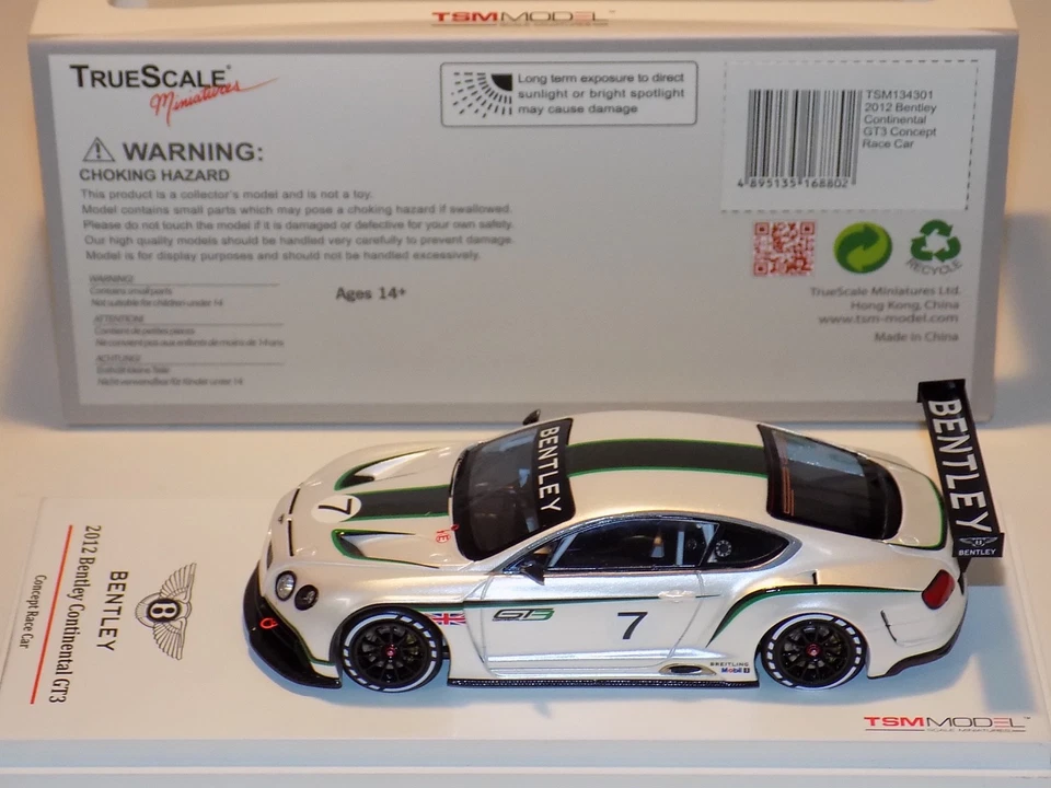 Modelos a escala real 1/43 TSM Bentley Continental GT3 Concept TSM134301 Foto 3 de 3