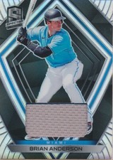 BRIAN ANDERSON 2020 PANINI SPECTRA JUMBO PATCH MARLINS BREWERS SP